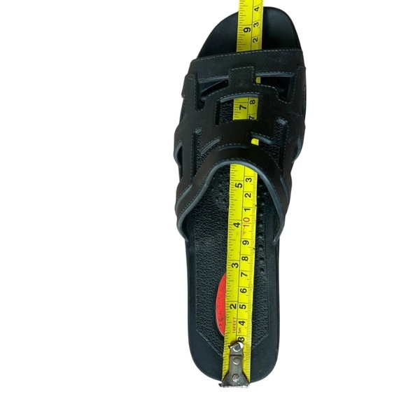 Okabashi Black Slide Sandals Women Size 7 USA Comfort Slip-On water-resistant - Picture 6 of 8